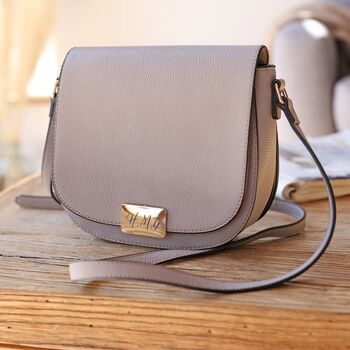 Personalised Vegan Faux Leather Crossbody Bag, 6 of 10