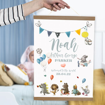 Personalised New Baby Print Gift, 4 of 5