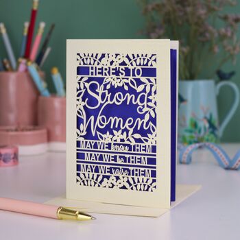 Papercut 'Strong Women' Card, 5 of 5