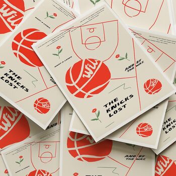 Maggie Rogers 'So Sick Of Dreaming' Basketball And Flowers Lyric Art Print, 2 of 5