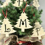 Initial Letter Christmas Tree Decorations, thumbnail 12 of 12