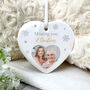 Memorial Photo Ceramic Heart Hanging Decoration + Gift Box, thumbnail 2 of 7