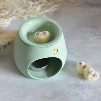 Handmade Porcelain Wax/Oil Burner With A Detachable Lid, 5 of 12