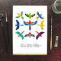 Psittacidae Parrot A4 Art Print, thumbnail 2 of 8