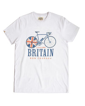 Cycling Britain Bicycle Graphic T Shirt, 2 of 2