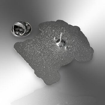 Hang In There It Gets Worse Enamel Lapel Pin, 4 of 8