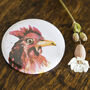 Inky Chicken Pocket Compact Mirror, thumbnail 3 of 3