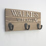 Personalised Walkie's And Names Dog Lead Holder, thumbnail 2 of 12