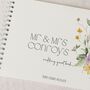 Personalised Dainty Summer Flowers Wedding Guest Book, thumbnail 3 of 7