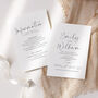 This Is Love 10 Wedding Invitation + 10 Info Card Set, thumbnail 1 of 2