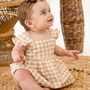 Matching Family Baby's Gingham Sundress And Knickers, thumbnail 1 of 8