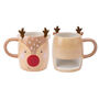 Christmas Reindeer Snack Mug With Gift Box, thumbnail 3 of 7