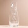 Personalised Couple's Crystal Carafe, thumbnail 4 of 8