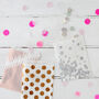 Metallic Foil Spotty Treat Bags And Stickers, thumbnail 1 of 9