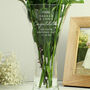 Personalised Botanical Hand Cut Diamante Heart Vase, thumbnail 3 of 11