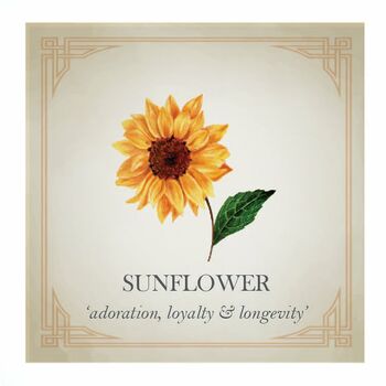 Sunflower Solid Gold Stud Earrings, 4 of 5