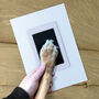 Framed Family Finger/Paw Print Frame With Ink Kit, thumbnail 4 of 9