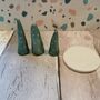 Handmade Three Clay Cone Ring Holders With Disc Stand, thumbnail 6 of 6