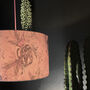 Dust Deadly Night Shade Silhouette Lampshade In Blush, thumbnail 3 of 5