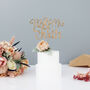 Personalised Wooden Name Wedding Cake Topper, thumbnail 8 of 9