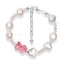 Crystal Bear Pearl Bracelet, thumbnail 2 of 7