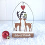Personalised Love Deer Decoration, thumbnail 1 of 2