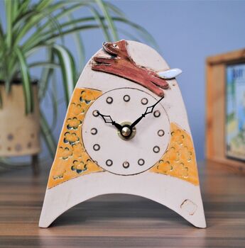 Fox Personalised Mantel Clock, 4 of 6