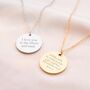 Asta Personalised Message Necklace, thumbnail 2 of 12