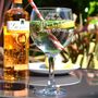 Personalised Gin Glass With A Blue Stem, thumbnail 4 of 7