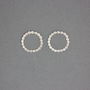 Dotty Circle Earrings, thumbnail 3 of 6