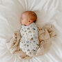 Luxury Boho Safari Animals Organic Bamboo Muslin Swaddle, thumbnail 2 of 3