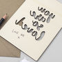 'You Are So Loved' Wooden Card, thumbnail 3 of 3