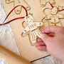 Personalised Gingerbread Family Pop Out Decorations, thumbnail 2 of 6