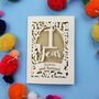 First Anniversary Card One Year Paper Anniversary, thumbnail 4 of 12