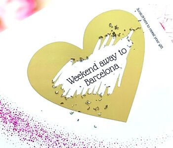 Personalised Christmas Scratchcard, Gift Surprise, Gift Reveal, 4 of 4
