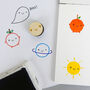 Kawaii Smiley Face Polymer Stamp, thumbnail 1 of 5