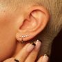 Starburst Ear Climber Earrings, thumbnail 1 of 6