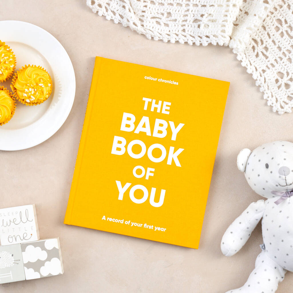 The Baby Book Of You: Record Of Your First Year Yellow, 1 of 12