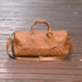 Leather Boot Gym Weekend Bag, thumbnail 6 of 12
