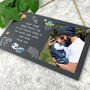 Personalised 'Our Adventures' Photo Slate Hanging Plaque 25 X 15cm, thumbnail 3 of 5