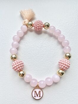 Gina Personalised Pearl Charm Bracelet, 5 of 10