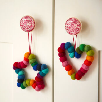 Felt Multicoloured Hanging Decoration, 4 of 10