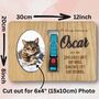 Pet Memorial Plaque With Collar Insert, Photo And Stand, thumbnail 2 of 12