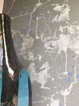 Tie Dye Marble Wallpaper Grey / Blue, 5 of 8