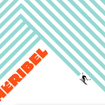 Meribel Skiing Poster Print, 3 of 4