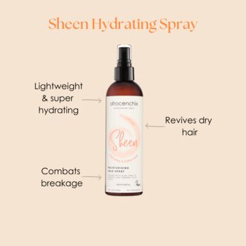 Sheen Natural Hydrating Spray For Styling Frizz Free Curls, 250ml, 3 of 8