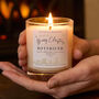 Boyfriend Christmas Gift Personalised Scented Candle, thumbnail 1 of 8