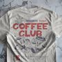 Coffee Club, Unisex Graphic T Shirt, thumbnail 5 of 11