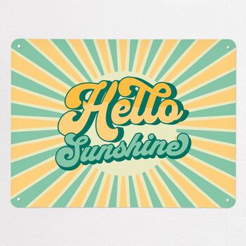 Hello Sunshine Quote / Large Magnetic Notice Board, 3 of 9