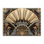 Art Deco Glass Chopping Board Deco Elegance In Blue, thumbnail 8 of 8